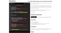 Desktop Screenshot of manifesto.ericdelabar.com